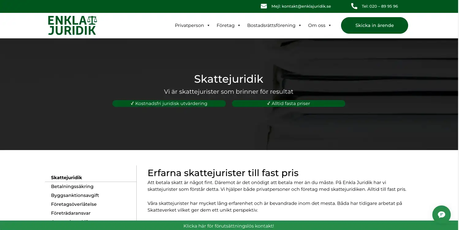 Enkla Juridik - skattejurist